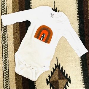 Rainbow Gender Neutral Organic Cotton One Piece